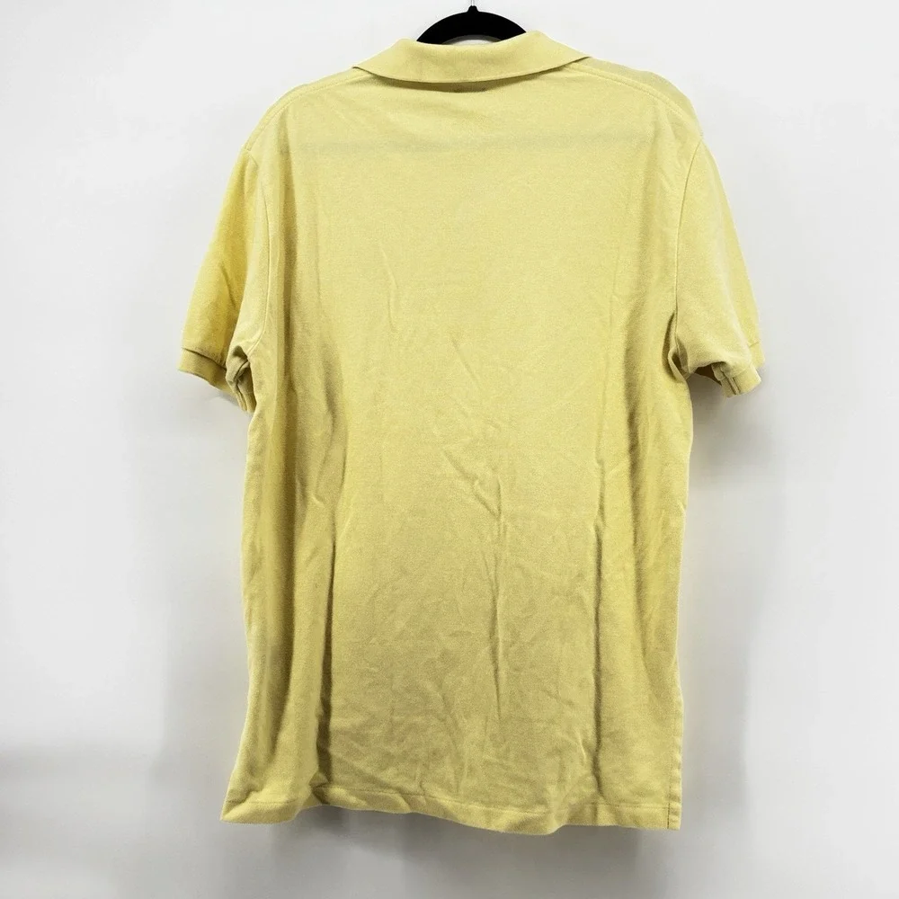 Polo Ralph Lauren Polo Shirt, Short Sleeves, Yellow, Cotton, Men's‎ Size Large
